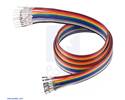 Thumbnail image for Ribbon Cable with Pre-Crimped Terminals 10-Color M-F 24" (60 cm)