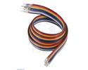 Thumbnail image for Ribbon Cable with Pre-Crimped Terminals 10-Color M-F 36" (90 cm)