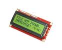 Thumbnail image for SparkFun Serial Enabled 16x2 LCD - Black on Green 3.3V