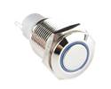 Thumbnail image for Metal Pushbutton - Latching (16mm, Blue)