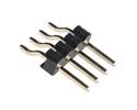 Thumbnail image for Header - 4-pin Male (SMD, 0.1", Right Angle)