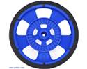 Thumbnail image for Solarbotics SW-LB BLUE Servo Wheel with Encoder Stripes, Silicone Tire
