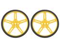 Thumbnail image for Pololu Wheel 70×8mm Pair - Yellow