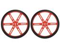 Thumbnail image for Pololu Wheel 80×10mm Pair - Red