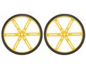 Thumbnail image for Pololu Wheel 90×10mm Pair - Yellow