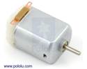 Thumbnail image for Brushed DC Motor: 130-Size, 3V, 17kRPM, 3.6A Stall