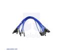 Thumbnail image for Premium Jumper Wire 10-Pack F-F 6" Blue