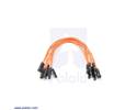 Thumbnail image for Premium Jumper Wire 10-Pack M-M 6" Orange