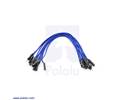 Thumbnail image for Premium Jumper Wire 10-Pack M-M 6" Blue