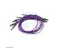 Thumbnail image for Premium Jumper Wire 10-Pack F-F 12" Purple