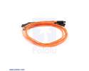 Thumbnail image for Premium Jumper Wire 10-Pack M-F 12" Orange