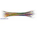 Thumbnail image for Wires with Pre-crimped Terminals 50-Piece Rainbow Assortment M-M 6"