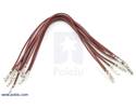 Thumbnail image for Wires with Pre-crimped Terminals 10-Pack F-F 6" Brown
