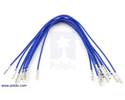 Thumbnail image for Wires with Pre-crimped Terminals 10-Pack F-F 6" Blue
