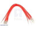 Thumbnail image for Wires with Pre-crimped Terminals 10-Pack M-F 6" Red