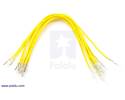 Thumbnail image for Wires with Pre-crimped Terminals 10-Pack M-F 6" Yellow