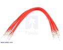Thumbnail image for Wires with Pre-crimped Terminals 10-Pack M-M 6" Red