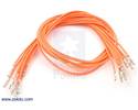 Thumbnail image for Wires with Pre-crimped Terminals 10-Pack F-F 12" Orange