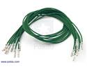 Thumbnail image for Wires with Pre-crimped Terminals 10-Pack F-F 12" Green
