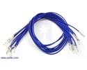Thumbnail image for Wires with Pre-crimped Terminals 10-Pack F-F 12" Blue