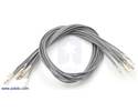Thumbnail image for Wires with Pre-crimped Terminals 10-Pack F-F 12" Gray