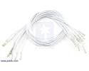 Thumbnail image for Wires with Pre-crimped Terminals 10-Pack F-F 12" White