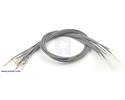Thumbnail image for Wires with Pre-crimped Terminals 10-Pack M-F 12" Gray