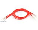 Thumbnail image for Wires with Pre-crimped Terminals 10-Pack M-M 12" Red