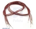 Thumbnail image for Wires with Pre-crimped Terminals 5-Pack F-F 24" Brown