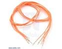Thumbnail image for Wires with Pre-crimped Terminals 5-Pack F-F 24" Orange