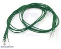 Thumbnail image for Wires with Pre-crimped Terminals 5-Pack M-F 24" Green