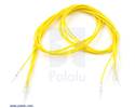 Thumbnail image for Wires with Pre-crimped Terminals 5-Pack M-M 24" Yellow