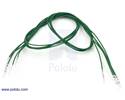 Thumbnail image for Wires with Pre-crimped Terminals 5-Pack M-M 24" Green
