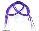Thumbnail image for Wires with Pre-crimped Terminals 5-Pack M-M 24" Purple