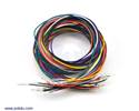 Thumbnail image for Wires with Pre-crimped Terminals 20-Piece Rainbow Assortment M-M 36"
