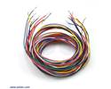 Thumbnail image for Wires with Pre-crimped Terminals 10-Piece Rainbow Assortment F-F 60"