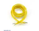 Thumbnail image for Wires with Pre-crimped Terminals 5-Pack F-F 36" Yellow