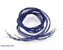 Thumbnail image for Wires with Pre-crimped Terminals 5-Pack F-F 36" Blue