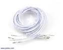 Thumbnail image for Wires with Pre-crimped Terminals 5-Pack F-F 36" White