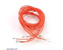 Thumbnail image for Wires with Pre-crimped Terminals 5-Pack M-F 36" Orange