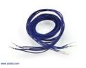 Thumbnail image for Wires with Pre-crimped Terminals 5-Pack M-F 36" Blue
