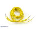 Thumbnail image for Wires with Pre-crimped Terminals 5-Pack M-M 36" Yellow