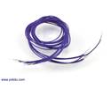 Thumbnail image for Wires with Pre-crimped Terminals 5-Pack M-M 36" Purple