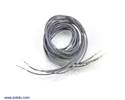 Thumbnail image for Wires with Pre-crimped Terminals 5-Pack M-M 36" Gray