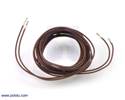 Thumbnail image for Wires with Pre-crimped Terminals 2-Pack F-F 60" Brown