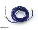 Thumbnail image for Wires with Pre-crimped Terminals 2-Pack F-F 60" Blue