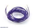 Thumbnail image for Wires with Pre-crimped Terminals 2-Pack F-F 60" Purple