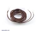 Thumbnail image for Wires with Pre-crimped Terminals 2-Pack M-F 60" Brown
