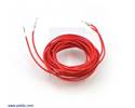 Thumbnail image for Wires with Pre-crimped Terminals 2-Pack M-F 60" Red