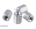 Thumbnail image for Aluminum Standoff: 1/4" Length, 2-56 Thread, F-F (4-Pack)